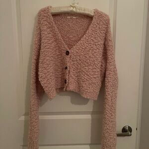 Francesca's Collections Blush V-Neck Sweater